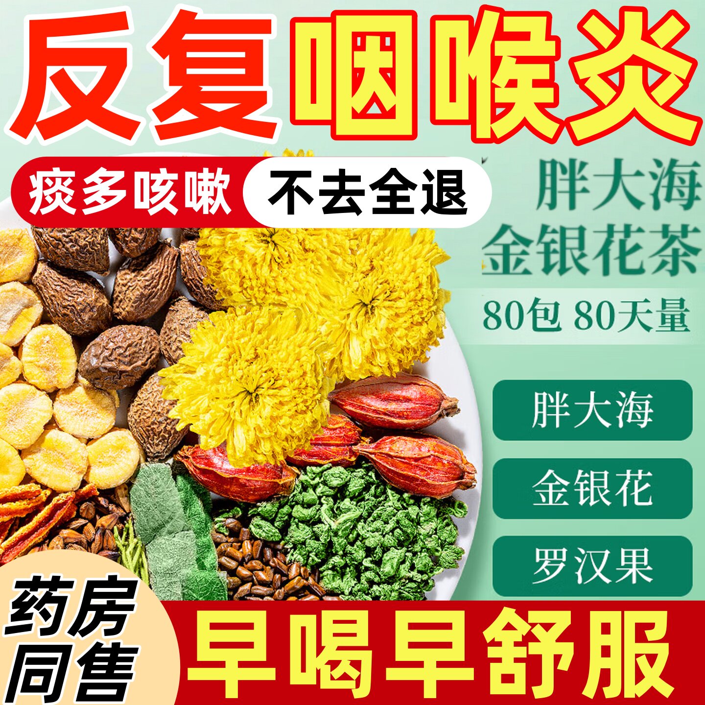 咽喉炎慢性咽炎除烟嗓子老有痰喉膏药贴（器械）