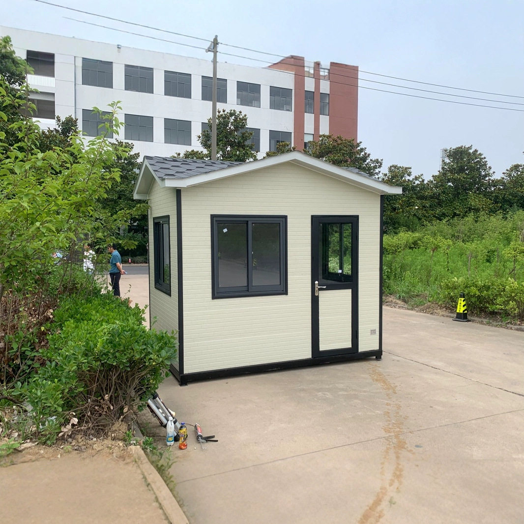 岗亭保安亭户外小区工厂收费门卫值班室定尺寸成品现货集装箱图片