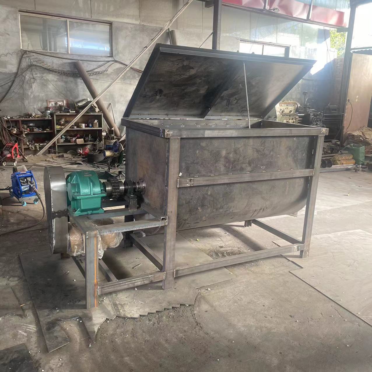 混合饲料搅拌机 大型猪饲料混合机 卧式混合机拌料机批发