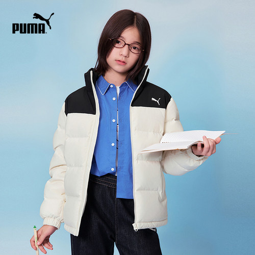 PUMA彪马童装2026秋冬季新款儿童羽绒服防风防水透湿