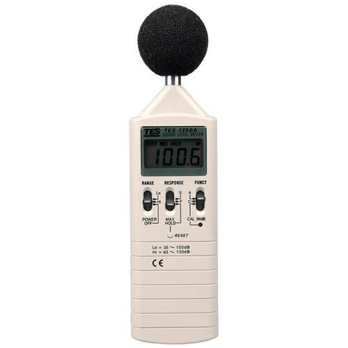 台湾泰仕 TES-1350A噪音仪 噪音计 噪声仪分贝仪测声仪原装正品