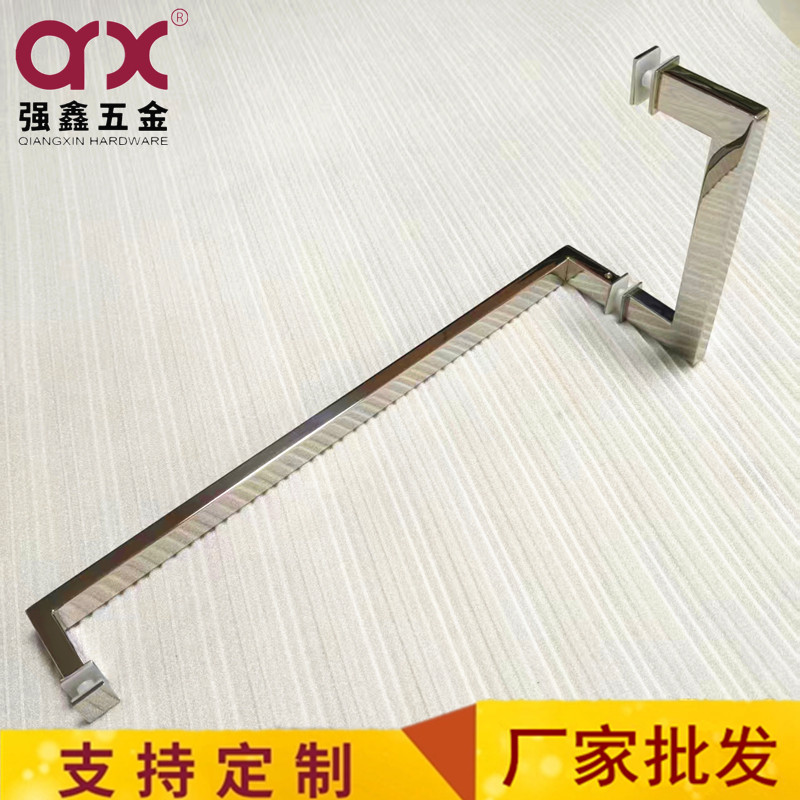 简约玻璃门把手卫生间浴室推拉门扶手酒店民宿实木大门不锈钢拉手图片