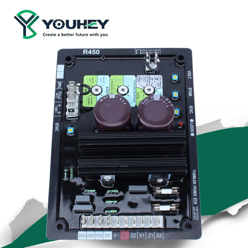 R450 AVR 调压板电子励磁电压调节器 无刷柴油发电机配件