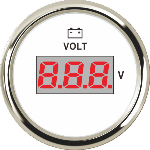 SJ系列 DN52mm 船用游艇快艇 汽车房车机械卡车 数显电压表 9-32V