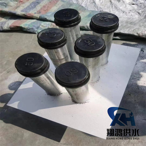 镀锌E型4sc50人防套管 穿墙穿线预埋07FD02型电气联排密闭肋