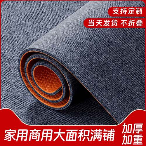 加厚满铺可裁剪防滑隔音地毯客厅