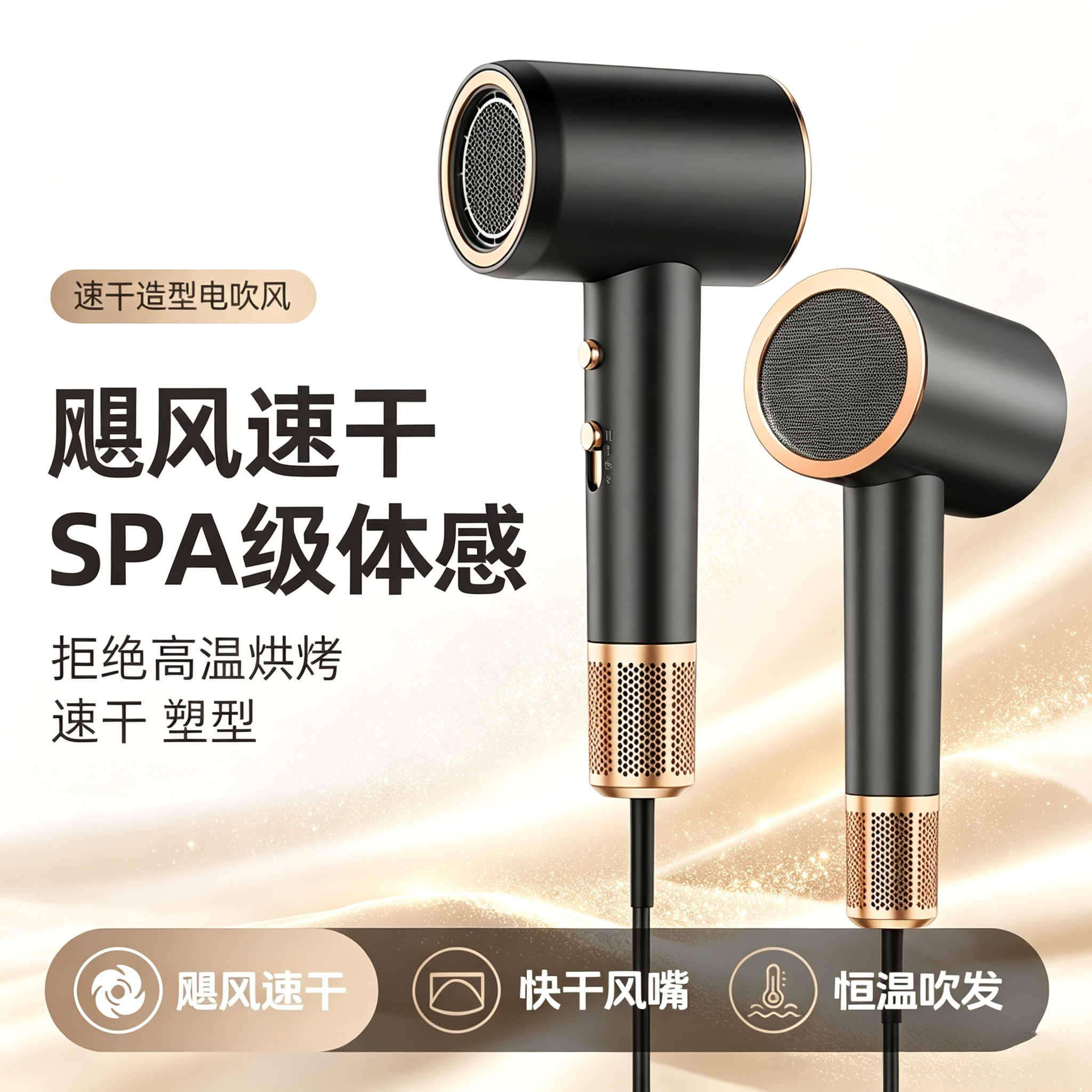 理然吹风机家用静音不伤发