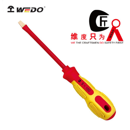 维度防爆工具无火花铍青铜一字螺丝刀耐高压改锥INB6101