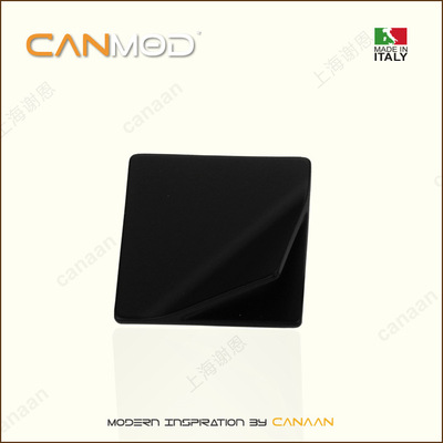 Canmod迦南原装意大利进口哑黑色现代简约抽屉拉手82278型号