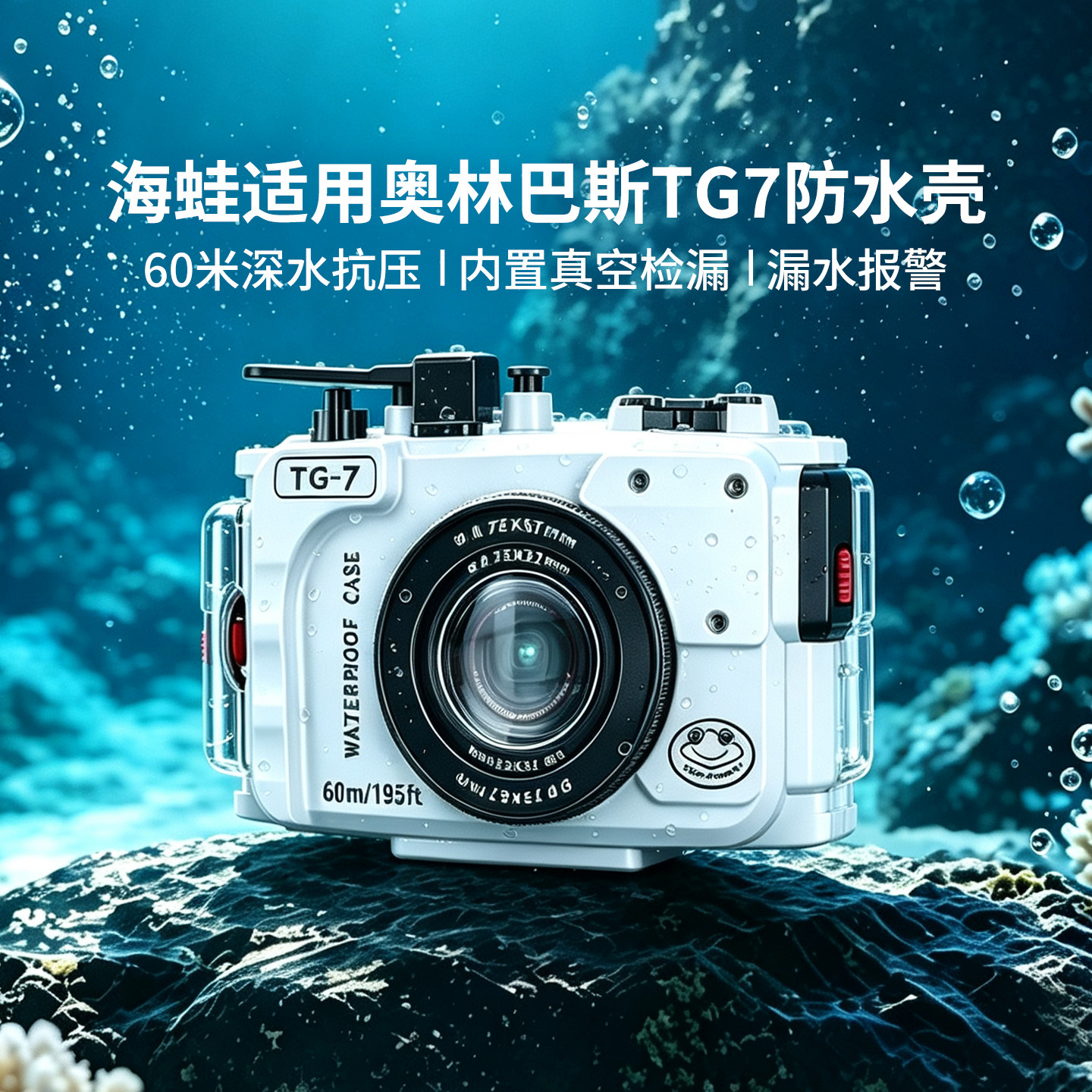 海蛙适用奥林巴斯TG7潜水防水壳