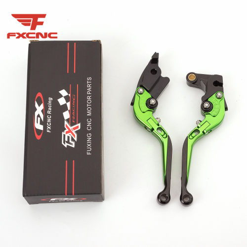 厂家直销ZX6R/636改装CNC刹车离合伸缩折叠牛角手把手柄配件