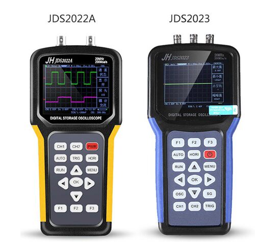 金涵便携式手持式示波器JDS2022A数字汽车维修双通道示波表20M