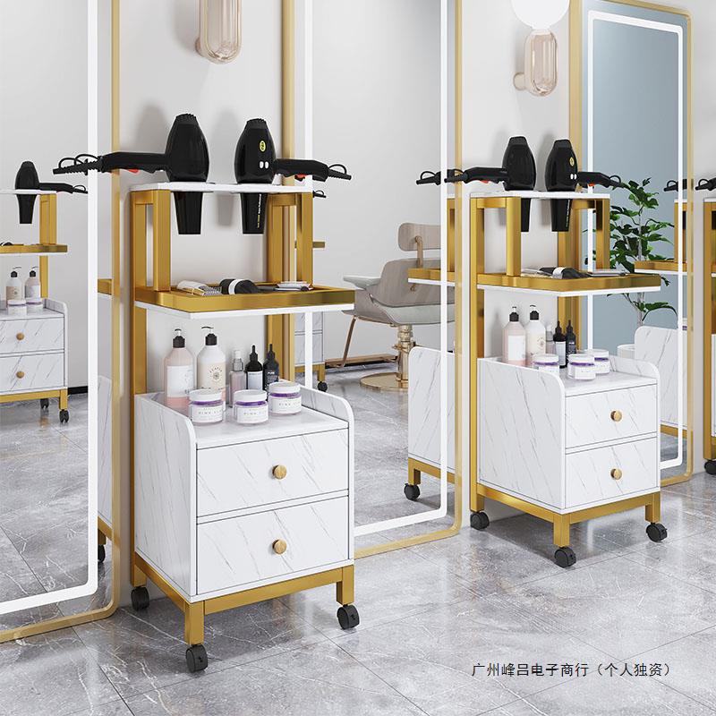理发店专用小柜子美发店工具柜发廊柜工具台剪发柜子美容院小推车图片