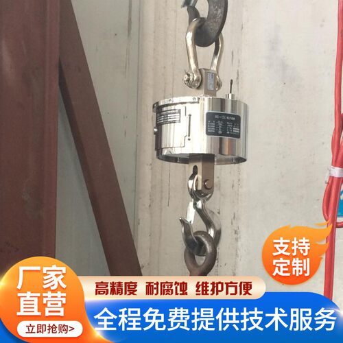 吊秤10吨15吨无线电子吊磅打印吊秤20T不锈钢带小推车吊钩秤
