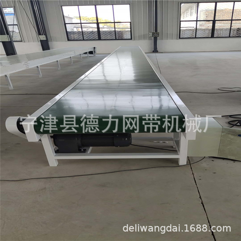 传送带环形转弯输送机物流快递分拣流水线食品爬坡链板烘干传送机图片