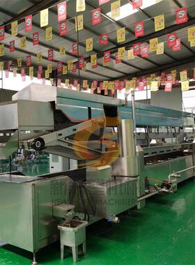 厂家定制小酥肉油炸机sus304不锈钢刮渣鸡米花油炸设备跨境出口