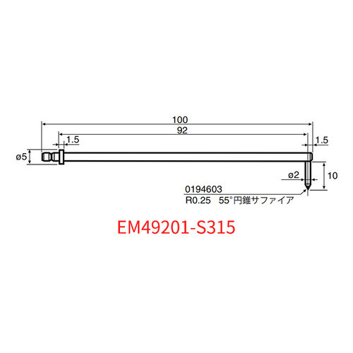 日本东京精密ACCRETECH测针测定子EM49201-S315/S376/49030-S381