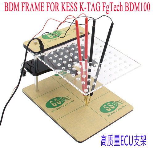 多功能LED BDM Frame支架ECU读写台带4探针笔 BDM100 KESS  KTAG