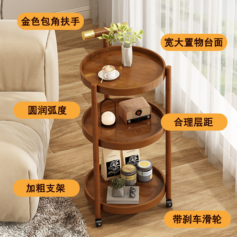 麻将桌茶几茶水柜棋牌室专用小边几打牌可移动茶水桌带轮子小推车图片