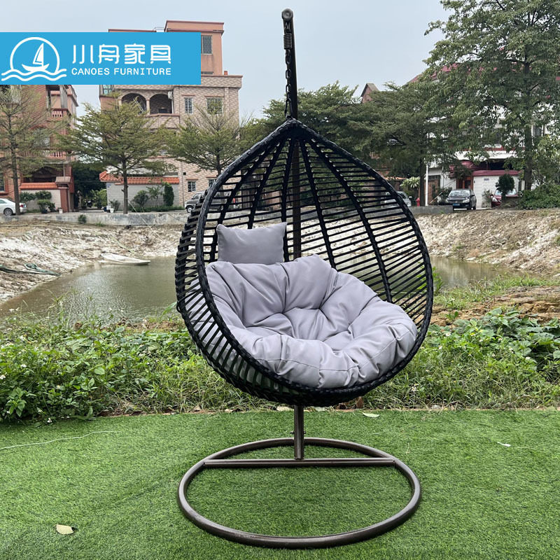摇椅单双人粗藤吊篮吊椅子室内秋千阳台户外家用摇篮懒人藤椅吊床图片