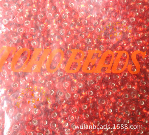 TOHO东宝I玻璃珠水滴珠4mm大红色6/0泪珠teardrop