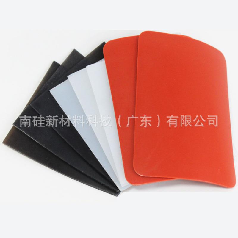 工厂直销导热硅胶片卷材耐高温硅胶密封垫黑色阻燃2mm厚硅胶板图片
