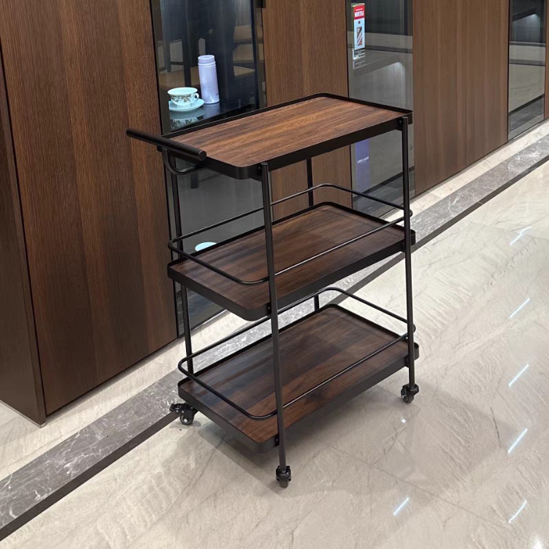 商用火锅店餐车小推车餐厅送餐车酒店移动茶水车酒水车蛋糕手推车