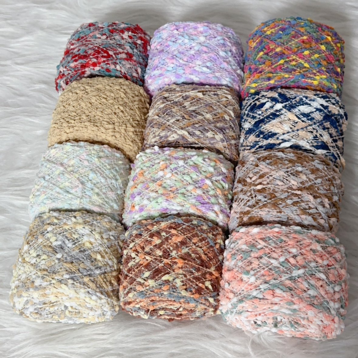 JiuJiu 满天星豆豆纱钩针小豆豆手混线段染彩色包包配线特色线50g,服饰配件/皮带/帽子/围巾,毛线,淘宝优惠券,粉丝福利购,淘宝优惠卷