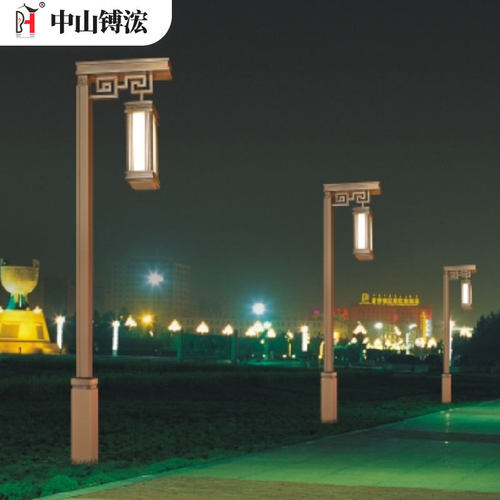 太阳能LED庭院灯户外庭院花园路灯太阳能草坪灯景观新中式庭院灯
