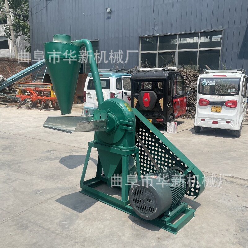 小麦磨粉粉碎机小型家用玉米芯齿轮多用途化肥颗粒多功能打粉机图片