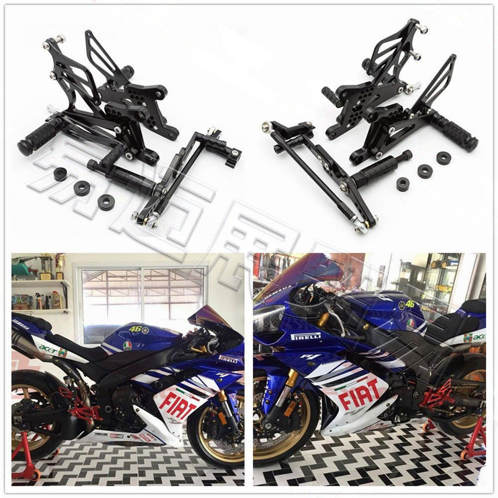 适用于摩托车雅玛哈YZFR107-08年改装升高脚踏总成挂挡杆支架