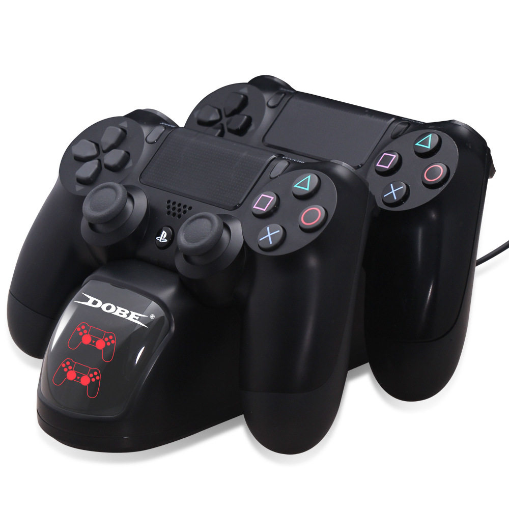 PS4游戏手柄充电底座PS4 slim Pro无线手柄充电器PS4双充TP4-889