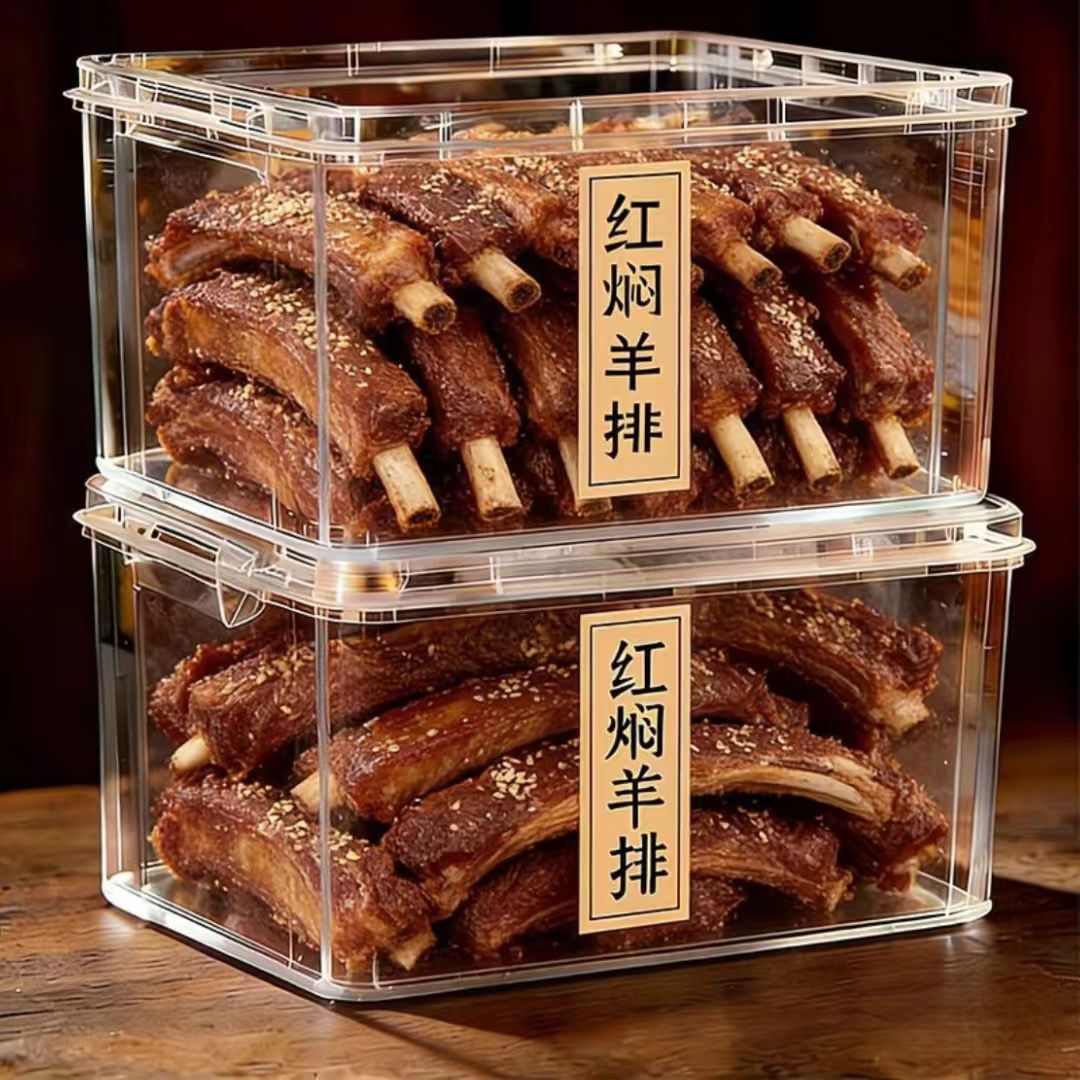 内蒙古草原特色烤羊排开袋即食烤羊排熟食全熟真空包装红焖羊排