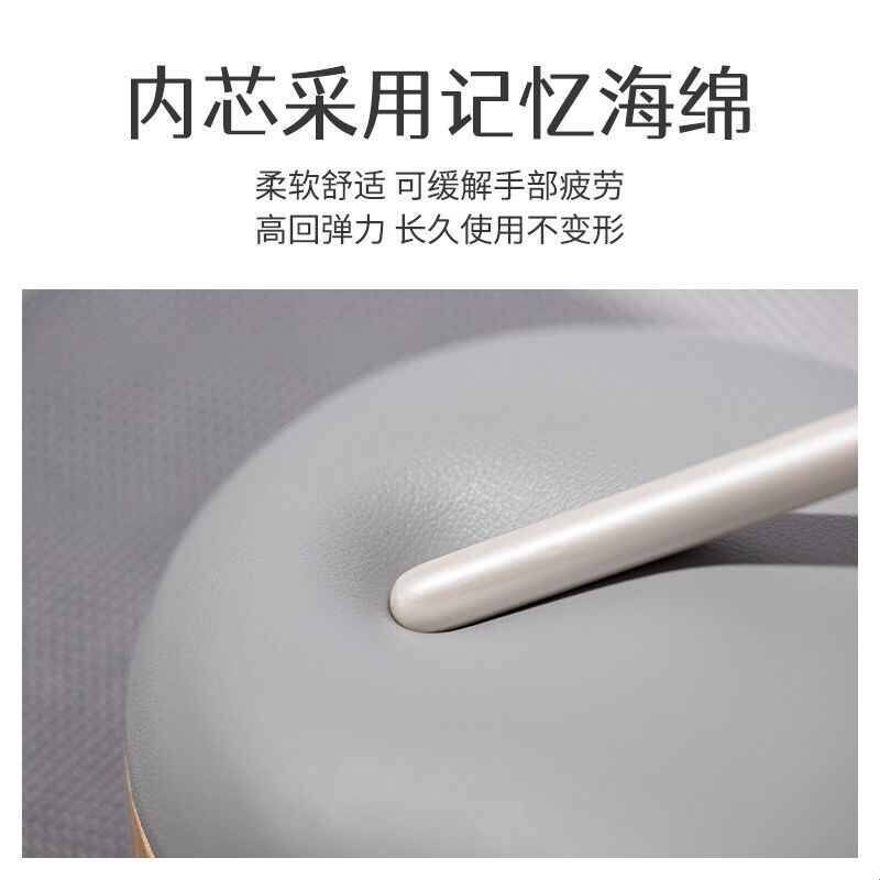 俄式简约风美甲手枕套装手枕垫桌垫斜面原木皮质美甲店专用工具