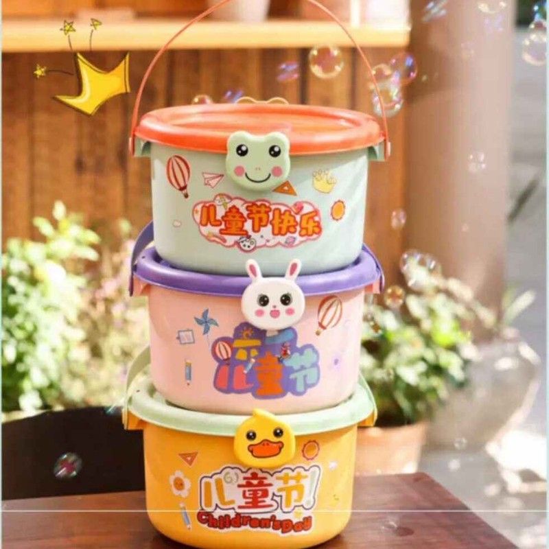 多功能手提洗澡可坐水桶塑料带盖加厚可坐钓鱼桶儿童凳玩具收纳桶