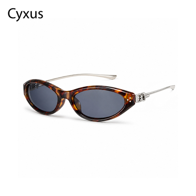 Cyxus猫眼复古墨镜女防紫外线