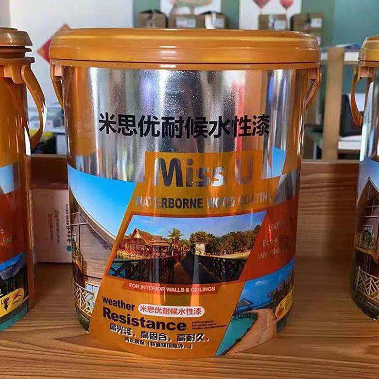 木地板油漆防腐木漆室外木器漆水性木油哑光漆油性透明桐油米思优