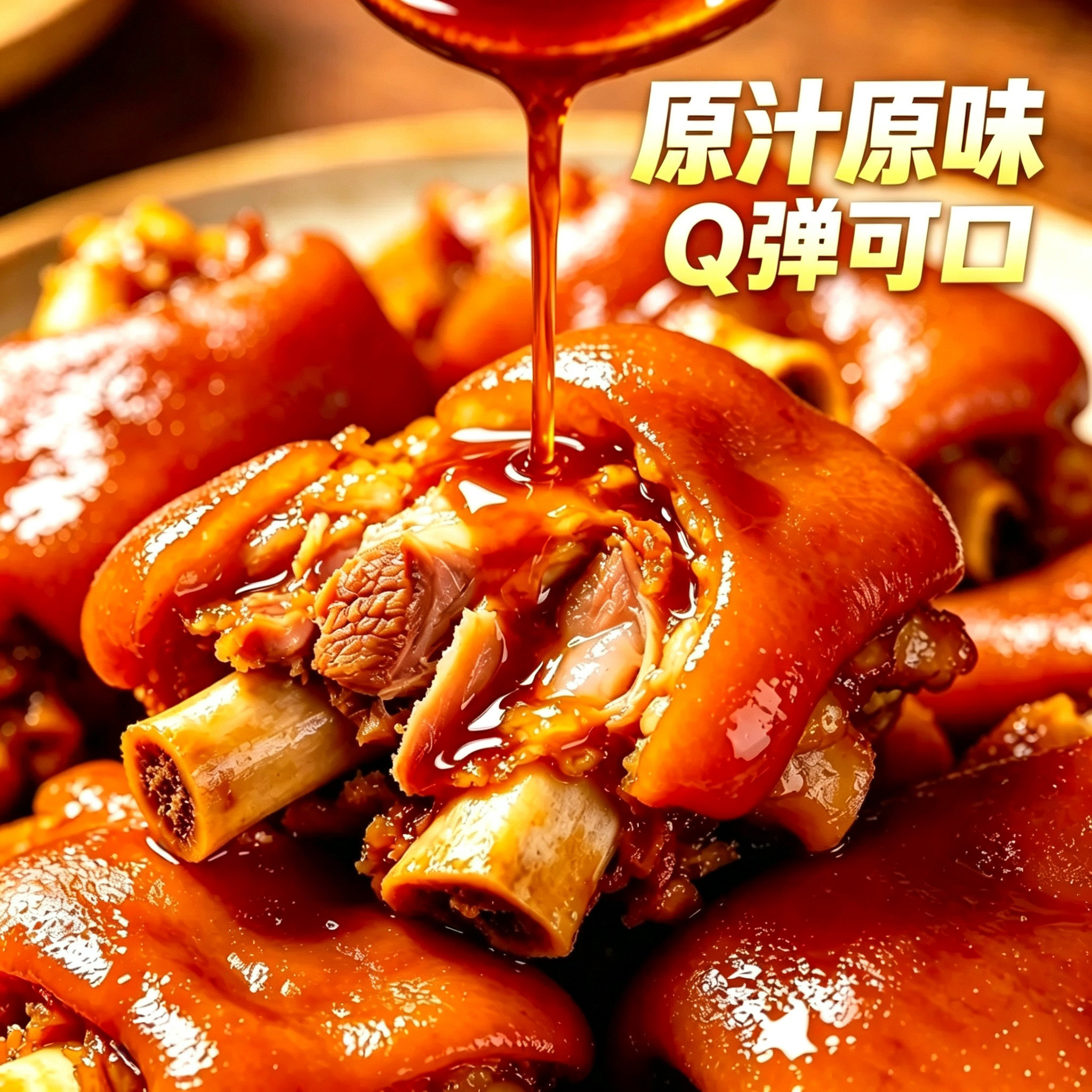 【领券立减30】即食酱香猪蹄块真空即食卤味猪蹄熟食-SJ
