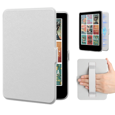 kobo保护壳背吸适用Clara BW/2E手持保护套唤醒休眠Clara color电子书翻盖壳kobo6寸纯色皮套防指纹白色黑色