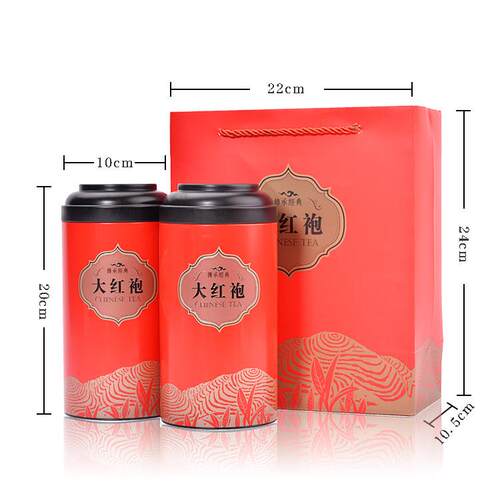 买一送一大红袍茶叶新茶浓香型岩茶散装灌装乌龙茶共400g