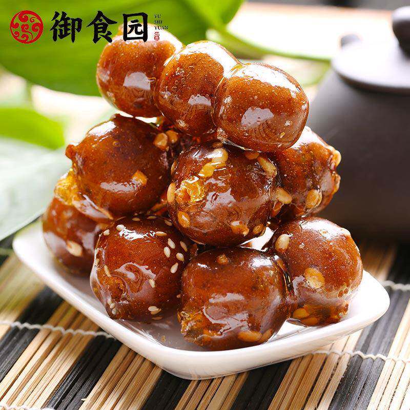 正品御食园冰糖葫芦老北京特产实心山楂球糖葫芦零食小吃独立小包
