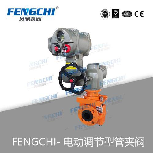 电动多回转调节型管夹阀、胶管阀 FENGCHI风驰 维护便利质保期长
