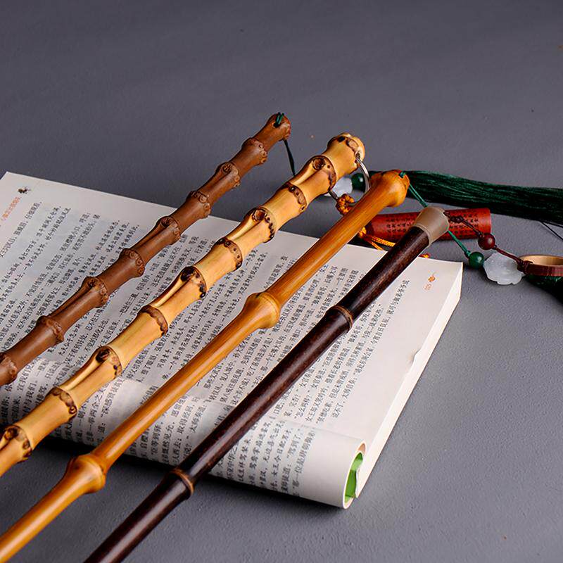 竹根戒尺文玩把玩件实心竹教鞭 竹子把件 竹节棍子 筇竹 竹制品
