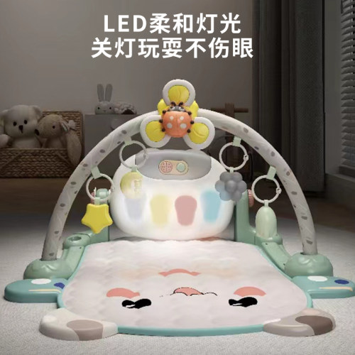 脚踏钢琴婴儿早教玩具架