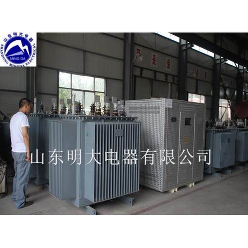 山东变压器铭牌密封型户外电力变压器S13-250KVA油浸式三级能效