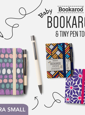 A7迷你笔记本圆珠笔套装英国IF文创Bookaroo手账日记本节日送礼物