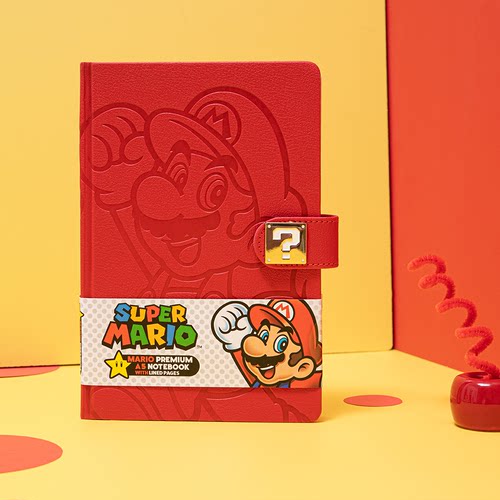 超级马里奥Pu皮A5笔记本