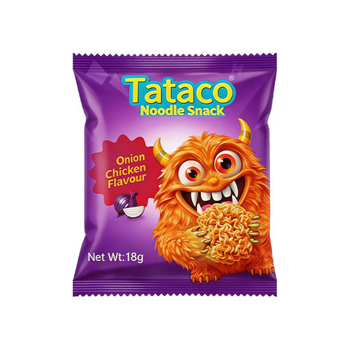 【U先】Tataco哒哒口印尼进口小怪兽干脆面洋葱鸡肉味18g零食