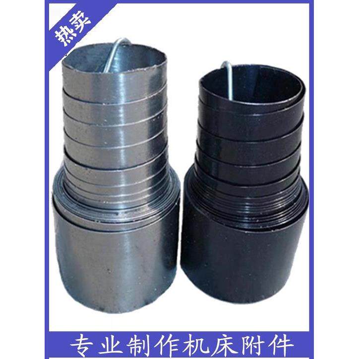 机床油缸汽缸钢制伸缩式滚珠丝杆保护套螺旋钢带弹簧套丝杠防尘罩