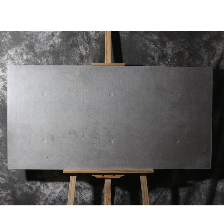 仿安藤忠雄工业风灰色微水泥瓷砖600X1200仿古地砖六个洞背景墙砖